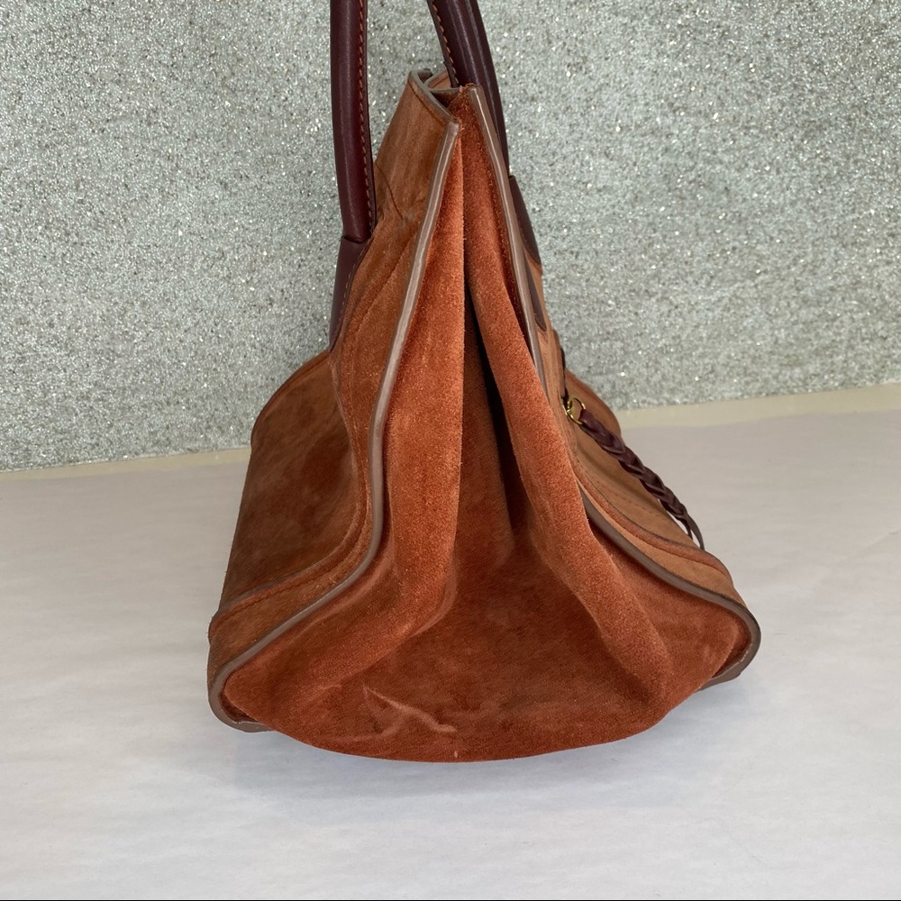 Celine Medium Phantom Medium Luggage Tote Brown Suede - Picture 5 of 16